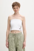 adidas Originals crop top damski beżowy KD6235