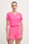 Tréninkové tričko adidas Performance dámské, růžová barva, KF6178