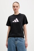adidas t-shirt bawełniany damski kolor czarny KQ6399