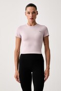 Puma t-shirt γυμναστικής γυναικείο Strong Cross ροζ 528494