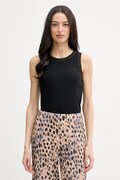 Mos Mosh τοπ γυναικείο με βαμβάκι Ara μαύρο 177230