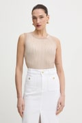 Liu Jo top kolor beżowy TA6064 MS55N