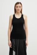 Jean Paul GAULTIER cotton top Overall Engraved black color 25/03-U-TO380-J014