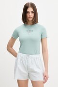 Guess Jeans t-shirt damski kolor turkusowy W6RI15 J1314