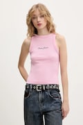 Guess Jeans top kolor różowy W6RP23 KA0H1