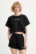 Calvin Klein tricou pentru femei, din bumbac negru LV00Q61201