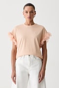 Twinset tricou pentru femei portocaliu 261TP204A