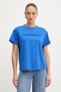 Twinset T-shirt Γυναικείο Βαμβακερό Μπλε 261LM2NJJ