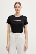 Emporio Armani Underwear dámske tričko s bavlnou čierna farba EW000408 AF19026