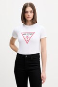 Guess Jeans Tricou basic de damă alb W4YI04 J1314