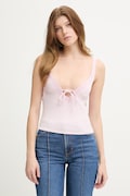 Guess Jeans кроп-топ жіночий рожевий W6GPB1 KF641