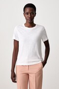 Sisley μπλουζάκι basic γυναικείο με μοντάλ λευκό 3TNHL108D