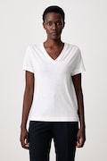 Sisley μπλουζάκι basic γυναικείο με μοντάλ λευκό 3TNHL108E