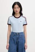 adidas Originals T-shirt damski z bawełną niebieski KD3684