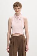 adidas Originals top damski bawełniany z elastanem różowy KD3703