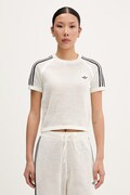 adidas Originals crop top da donna beige KE0200