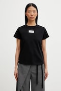 MM6 Maison Margiela t-shirt bawełniany damski kolor czarny S52GC0327.M20170