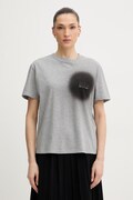 MM6 Maison Margiela t-shirt bawełniany damski kolor szary S52GC0364.M20048