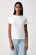 United Colors of Benetton t-shirt γυναικείο βαμβακερό λευκό 3GA8D10BX