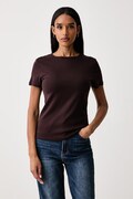 United Colors of Benetton T-shirt γυναικείο βαμβακερό καφέ 3GA8D10BX
