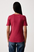 United Colors of Benetton T-shirt damski bawełniany czerwony 3GA8E16A2