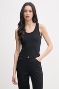 United Colors of Benetton топ жіночий бавовняний з еластаном чорний 3O4YDH01B