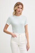 United Colors of Benetton tričko dámské s viskózou tyrkysové 32YDD10CQ