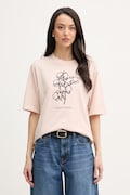 Calvin Klein Jeans t-shirt női pamut bézs LV047F804G