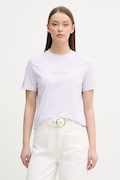 Calvin Klein Jeans t-shirt da donna in cotone violetta LV047F831G