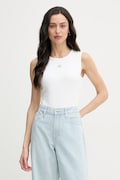 Calvin Klein Jeans top da donna in cotone con elastan beige LV047F246G