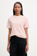 Marc O'Polo T-shirt γυναικείο βαμβακερό πορτοκαλί 5000008113