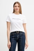 Памучна тениска Marc O'Polo дамска в бяло 5000013298