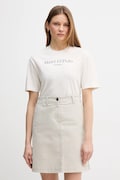 Marc O'Polo t-shirt bawełniany damski kolor beżowy 5000013306