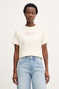 Tommy Hilfiger t-shirt damski bawełniany SUMMER beżowy WW0WW48707