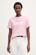 Tommy Hilfiger t-shirt damski bawełniany SUMMER różowy WW0WW48707