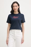 Tommy Hilfiger t-shirt damski bawełniany SUMMER granatowy WW0WW48707