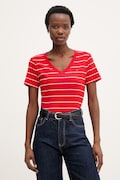 Tommy Hilfiger тениска дамска от памук червена WW0WW40584