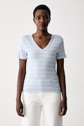Tommy Hilfiger T-shirt damski bawełniany niebieski WW0WW40584