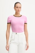 Iceberg t-shirt damski kolor różowy F071 6302