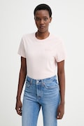 Levi's t-shirt bawełniany LS FAVORITE TEE SWEET HEART damski kolor różowy 008Q7