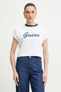 Guess T-shirt damski bawełniany biały W6GI31 K3224
