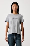 Levi's tricou pentru femei din bumbac GR T2 PERFECT gri 005GV