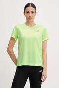 New Balance t-shirt γυμναστικής γυναικείο πράσινο WT41222AFG