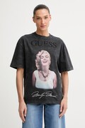 Guess футболка оверсайз жіноча бавовняна MARILYN MONROE чорна W6BI52 K6659