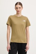 The North Face t-shirt damski kolor zielony NF0A8BRR2EL1