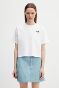 The North Face Evolution Simple Dome t-shirt damski bawełniany biały NF0A8FDHFN41
