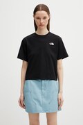 The North Face Evolution Simple Dome t-shirt basic bawełniany damski czarny NF0A8FDHJK31