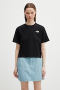 The North Face Evolution Simple Dome t-shirt basic bawełniany damski czarny NF0A8FDHJK31
