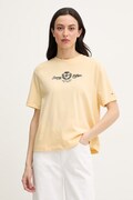 Tommy Hilfiger T-shirt damski bawełniany żółty WW0WW48713