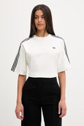 adidas Originals majica ženska od pamuka s elastanom bež KY5093